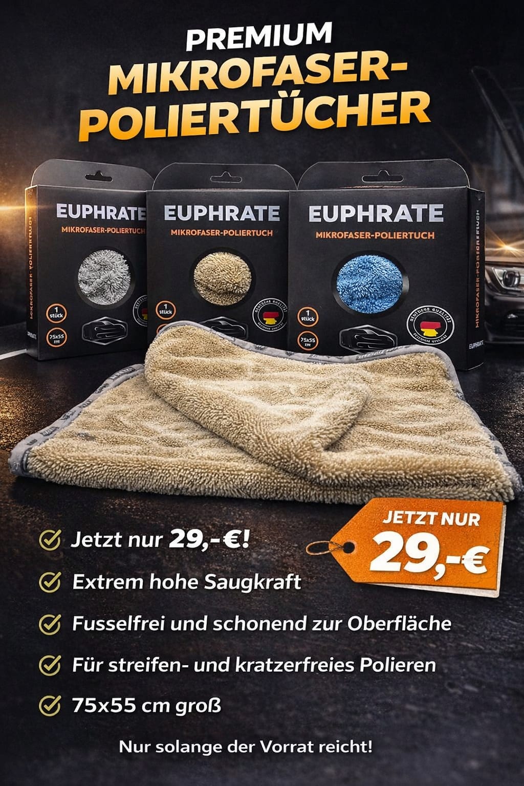 Qualitätives mikrofaser Tuch